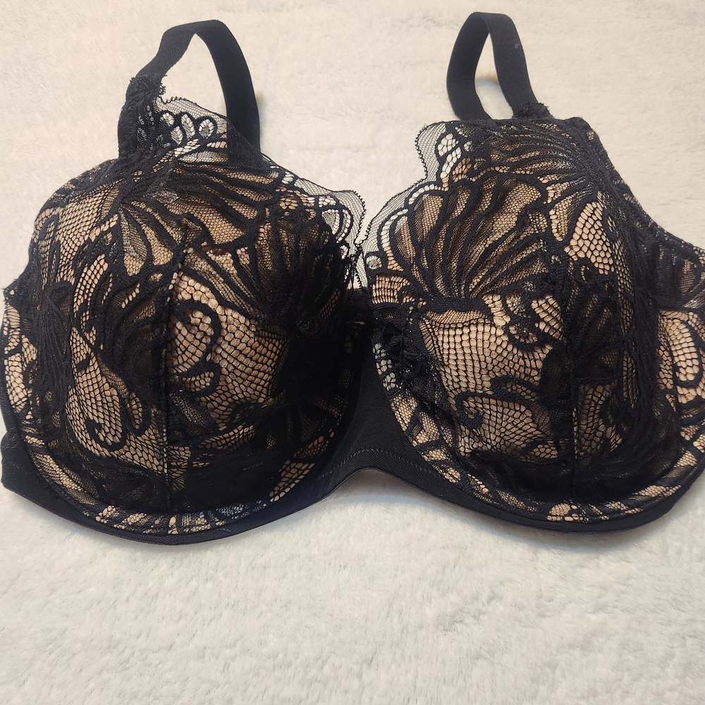 Elegant Black Lace Bra